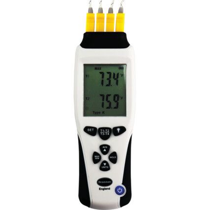 38/685/0 4 INPUT THERMOMETER WITH BAG