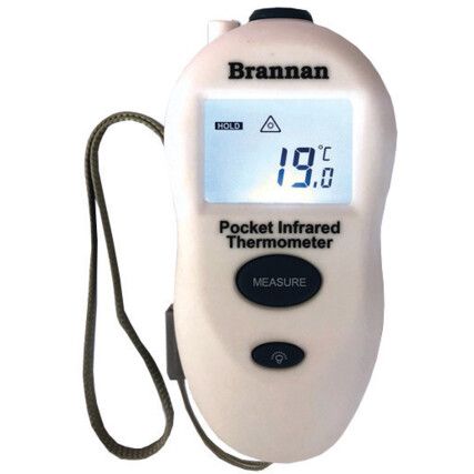 38/719/0 SINGLE BOXED POCKET INFRARED THERMOMETER WITH WRIST STRAP