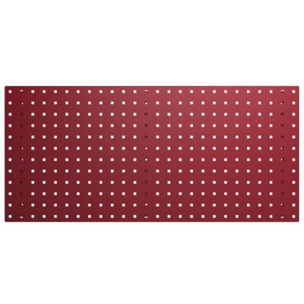 1.0m Horizontal Perfo Panel - Red