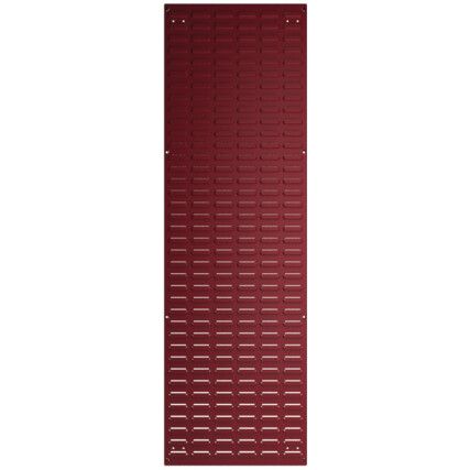 1.5m Red Vertical Louvre Panel