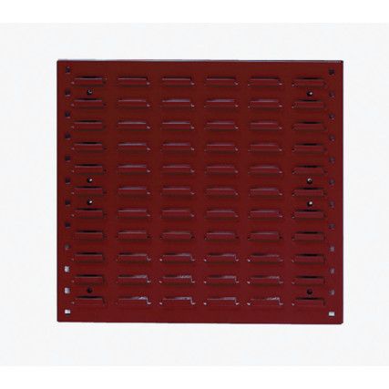 Horizontal Louvre Panel RAL3004 Red x 1 - Light Grey/Red