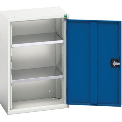 Verso Wall Cabinet, Single Door,Blue/Grey, 800 x 525 x 350mm