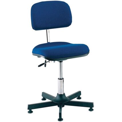 Fabric Low Chair - Height Adjustable From 460-590mm