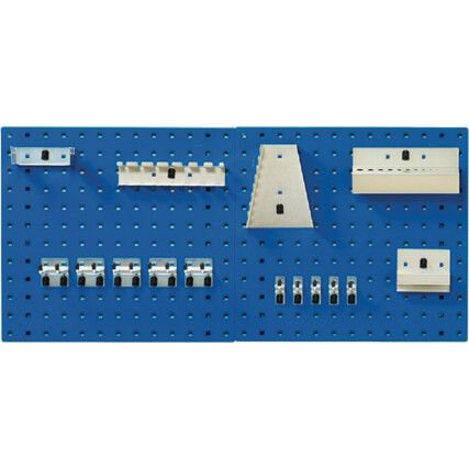 14031420.11 Perforated Panel, 15 Piece Hook Kit, 2 Panels