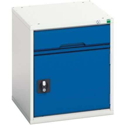Verso Drawer Cabinet, 1 Drawers, Blue/Light Grey, 600 x 525 x 550mm