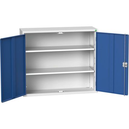Verso Storage Cabinet, 2 Doors, Blue, 1000 x 1050 x 350mm