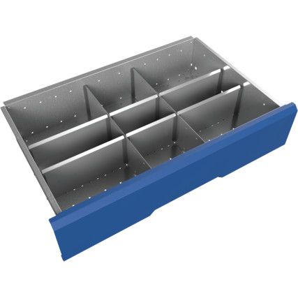 verso, Divider Kit, Steel, Galvanised, 800x550x175mm, 9 Compartments