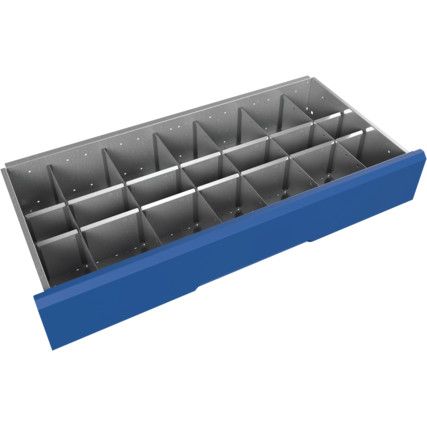 verso, Divider Kit, Steel, Galvanised, 1050x550x175mm, 21 Compartments