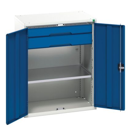 Verso Storage Cabinet, 2 Doors, Blue, 1000 x 800 x 550mm