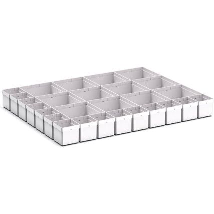 Draw Dividers For Use With 800 x 650 x 100mm Drawer, 27 Compartments