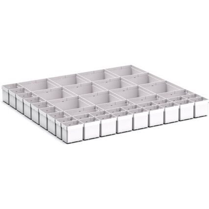 Draw Dividers For Use With 800 x 750 x 100mm Drawer, 41 Compartments