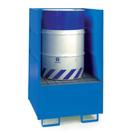 Drum Storage Cabinet, Steel, 1 Vertical Drum Capacity