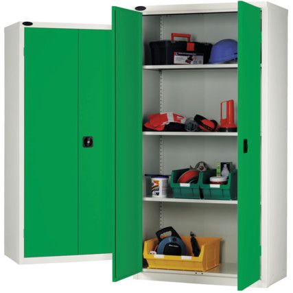 Storage Cabinet, 2 Doors, Green, 1780 x 915 x 460mm