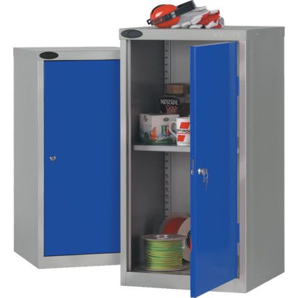 Storage Cabinet, Single Door, Blue, 890 x 460 x 460mm
