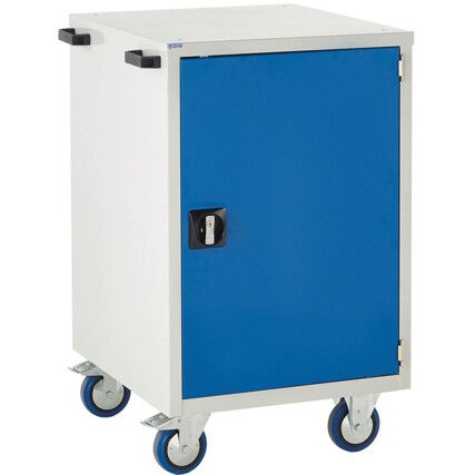 Euroslide Mobile Storage Cabinet, 1 Drawers, Blue, 980 x 600 x 650mm