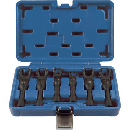 DIESEL INJECTION WRENCH SET 3/8"D6PC