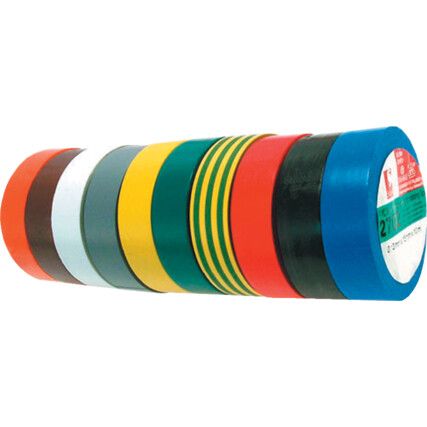 2702 Electrical Tape, PVC, Blue, 25mm x 33m, Pack of 1