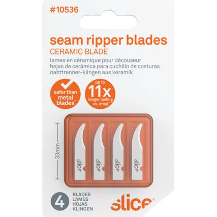 10536, Ceramic, Saw Blade, For 105 Series Craft Knives, Pack of 4