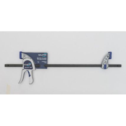 24in./600mm Heavy Duty Quick Clamp, Aluminium Jaw, 300kg Clamping Force, Pistol Grip Handle