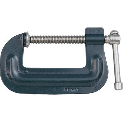 4in./100mm G-Clamp, Steel Jaw, T-Bar Handle