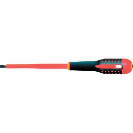 Insulated Electricians Screwdriver Slotted 2.5mm x 75mm