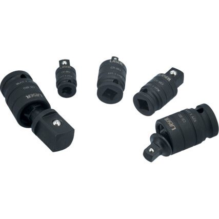 Impact Universal Joint Step Up/Down Adaptor Set, 5 piece