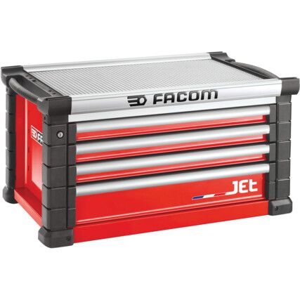 Tool Chest, JET+, Red, 4-Drawers