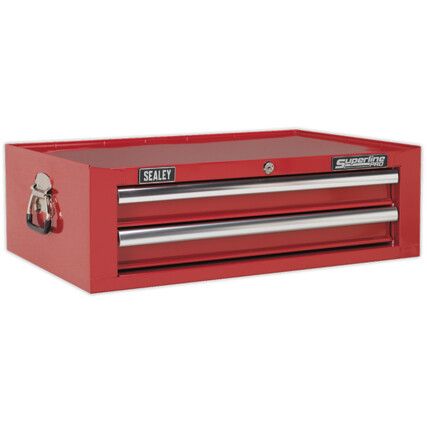Tool Chest, Superline Pro®, Red, 2-Drawers, 210 x 670 x 440mm