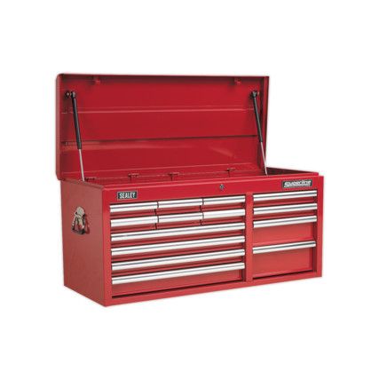 Tool Chest, Superline Pro®, Red, 14-Drawers, 490 x 1025 x 435mm