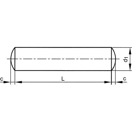 2x12mm DOWEL PIN A1/A2