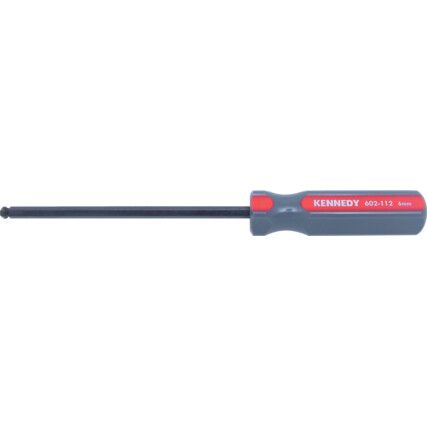 Hex Key, L-Handle, Hex Ball, Imperial, 1/4"