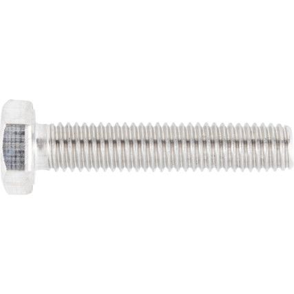Hex Head Set Screw, M8x40, A4 Stainless, Material Grade 70