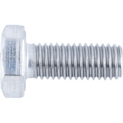 Hex Head Set Screw, M10x25, A4 Stainless, Material Grade 70