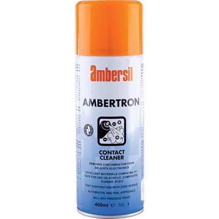Ambertron, Contact Cleaner, Solvent Based, Aerosol, 400ml