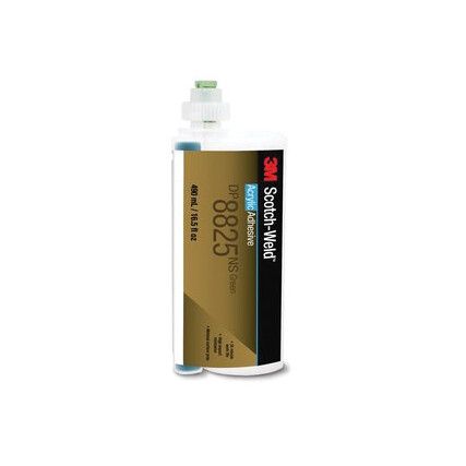 DP8825NS Scotch-Weld™ Low Odour Green Acrylic Adhesive - 490ml