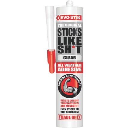 Sticks Like Sh*t Clear All Weather Adhesive 290ml