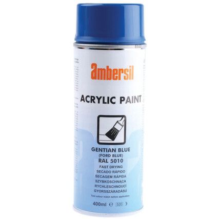 Acrylic Aerosol Spray Paint, Gentian Blue- 400ml