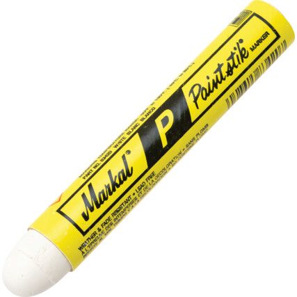 Paintstik + Galvanizer, Paint Stick, White, Permanent, Bullet Tip, Single