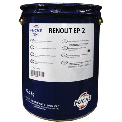 Renolit EP2, Extreme Pressure Grease, Barrel, 12.5kg