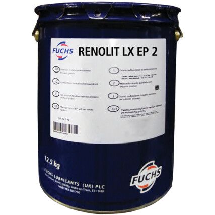 RENOLIT LX EP2, Extreme Pressure Grease, Barrel, 12.5kg