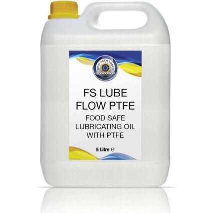 FS LUBE FLOW PTFE, Chain, Drive & Rope Lubricant, Bottle, 5ltr
