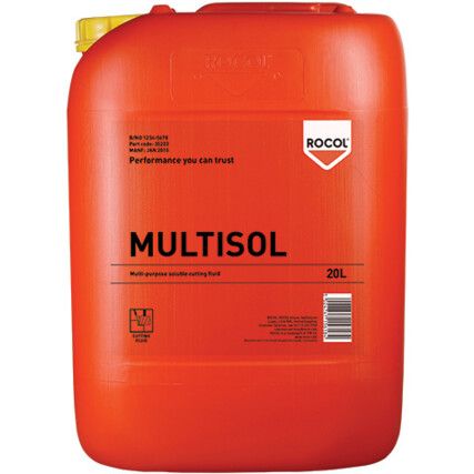 Multisol, Cutting Oil, Drum, 20ltr
