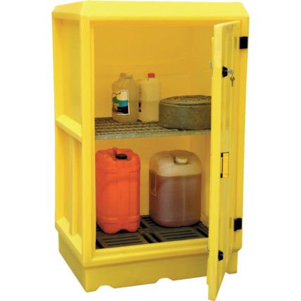 Drum Storage Cabinet, 100L Capacity, 920 x 740 x 1520mm