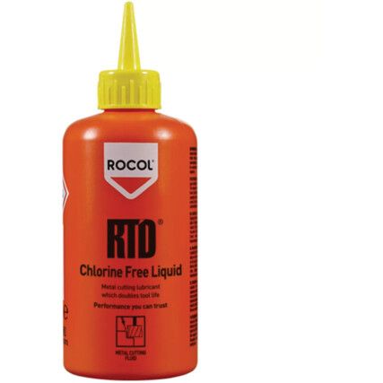 RTD Chlorine Free, Metal Cutting Liquid, Bottle, 350ml