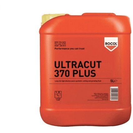 Ultracut 370 Plus, Cutting/Grinding Fluid, Bottle, 5ltr