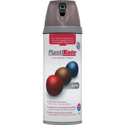 22120 Twist & Spray Satin Cappuccino Aerosol Paint - 400ml