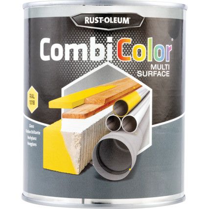 7343MS CombiColor® Gloss Light Yellow Multi-Surface Paint - 750ml