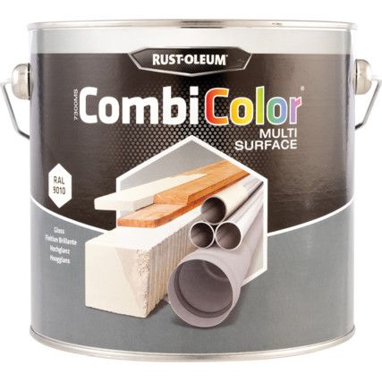 7392MS CombiColor® Gloss White Multi-Surface Paint - 2.5ltr