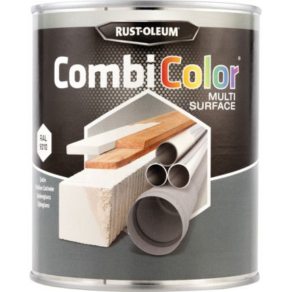 7349MS CombiColor® Satin White Multi-Surface Paint - 750ml