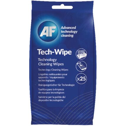 AMTW025P Mobile Technology Wipes Pack of 25